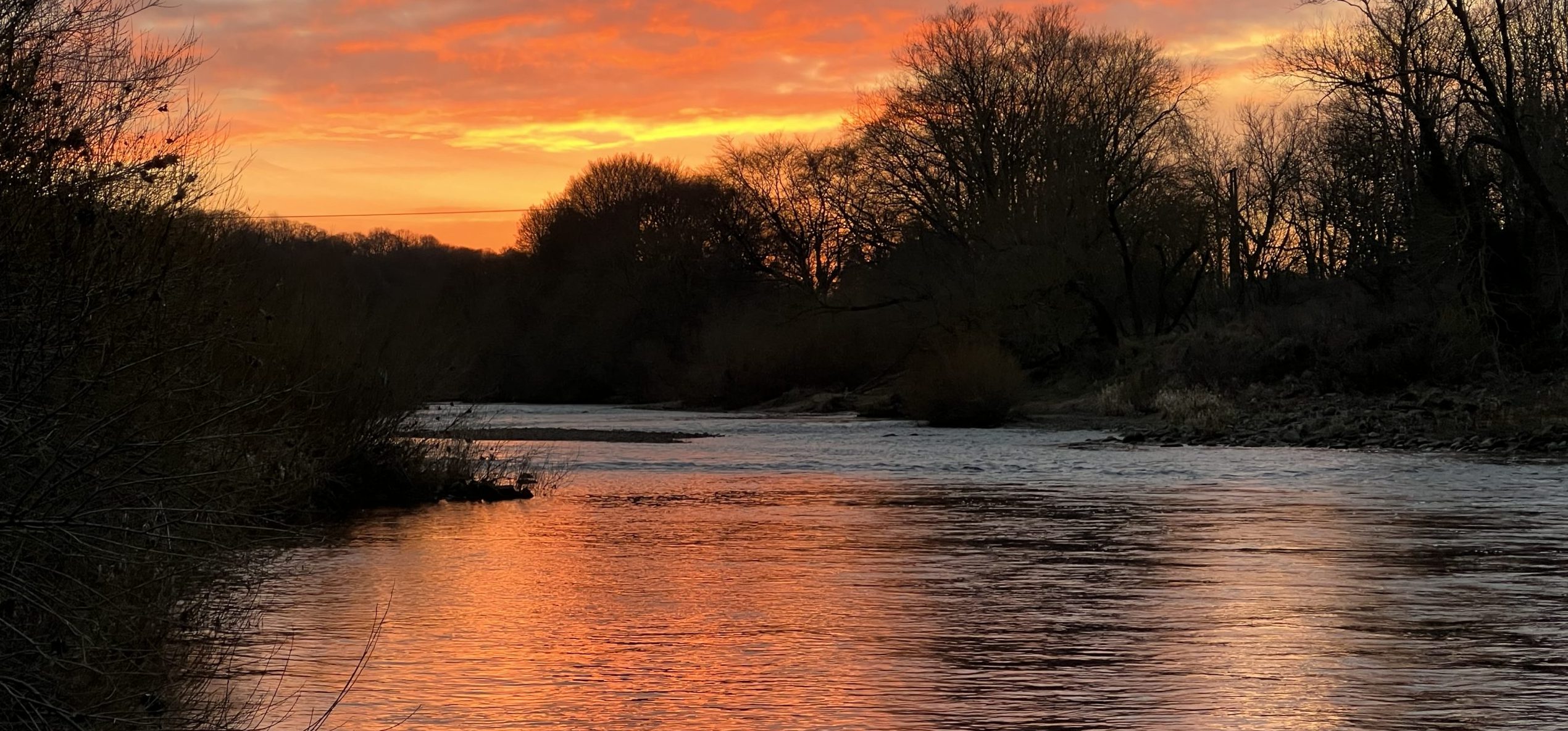 The River Tyne at sunset