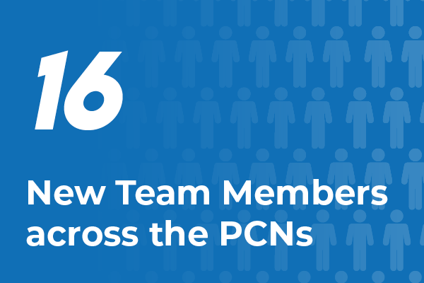 16 new team members across the PCNS