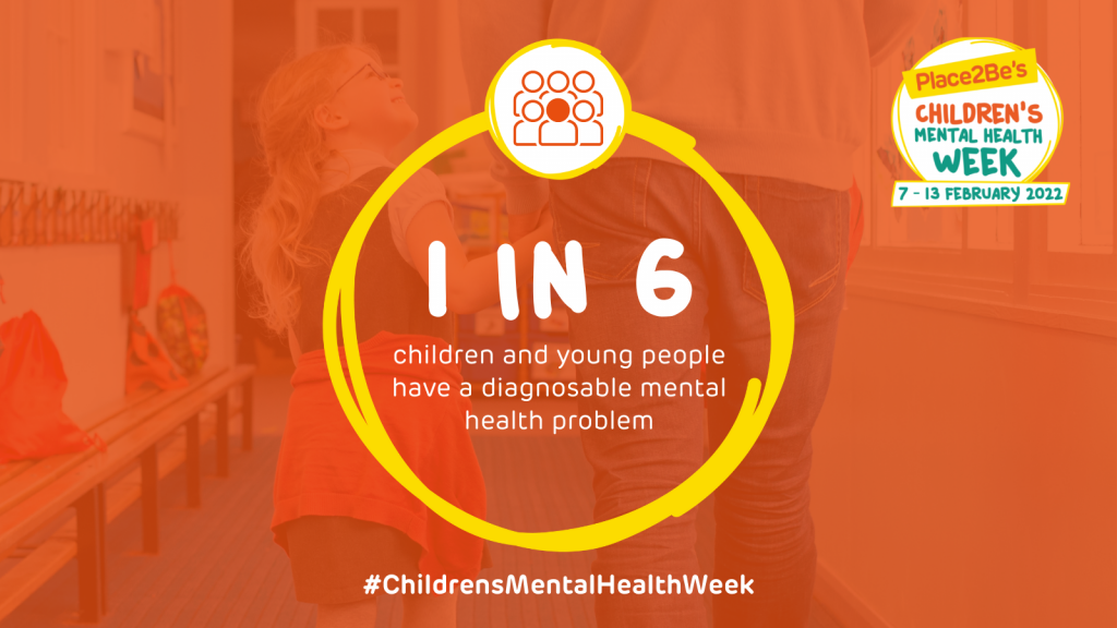 1 in 6 children and young people have a diagnosable mental health problem #ChildrensMentalHealthWeek